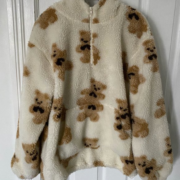 Teddy Bear Quarter Zip - Picture 1 of 4